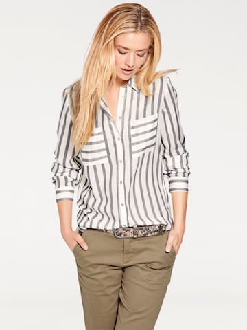Camicia da donna di heine in grigio: frontale