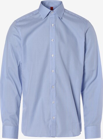 Finshley & Harding Slim fit Business Shirt in Blue: front