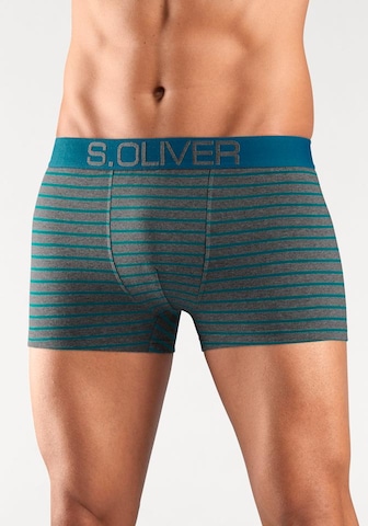 s.Oliver Bodywear Boxer (4 Stück), mit kontrastfarbenem Webbund in Mischfarben