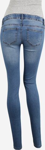 Slimfit Jeans 'Ono' di MAMALICIOUS in blu