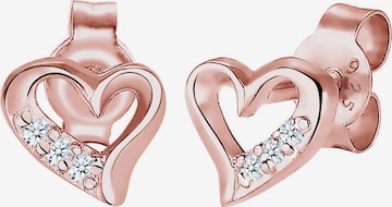 Boucles d'oreilles 'Herz' Elli DIAMONDS en or : devant