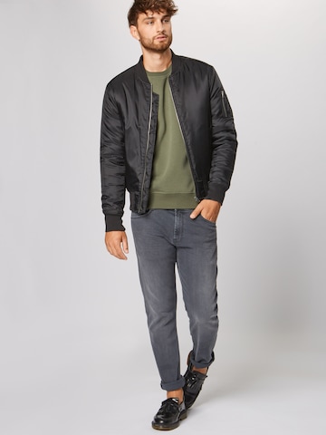 ALPHA INDUSTRIES Mikina - Zelená