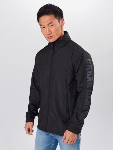 Urban Classics Regular Fit Jacke in Schwarz: Vorderseite