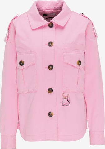 MYMO Between-Season Jacket in Pink: front