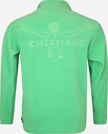 Bluză de molton de la CHIEMSEE pe verde: spate