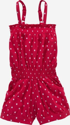 KIDOKI Dungarees in Red: front