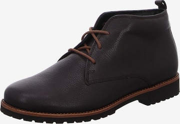 Ganter Lace-Up Shoes in Black: front