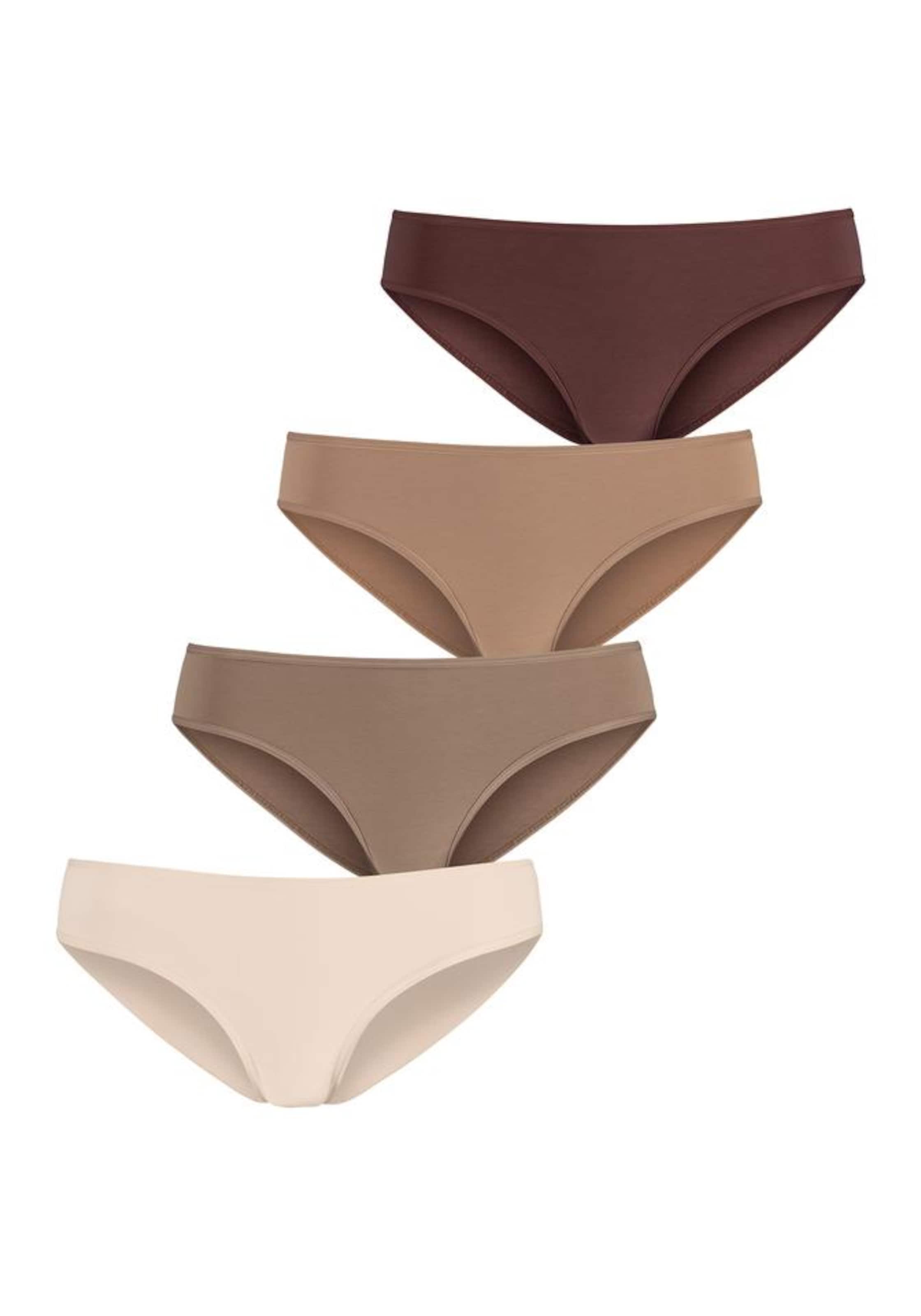 LASCANA Слип в бежово: отпред