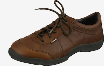 Binom Athletic Lace-Up Shoes 'Lauretta' in Brown: front