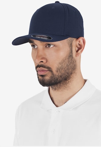 Cappello da baseball '5 Panel' di Flexfit in blu: frontale