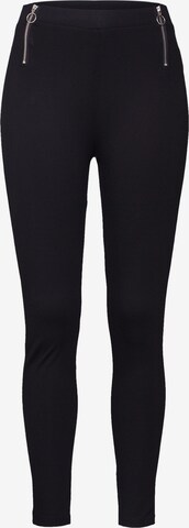 Regular Pantaloni eleganți 'Florence Leggings' de la ABOUT YOU pe negru: față