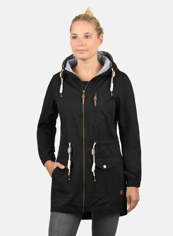 DESIRES Between-Seasons Parka 'Inata' in Black: front