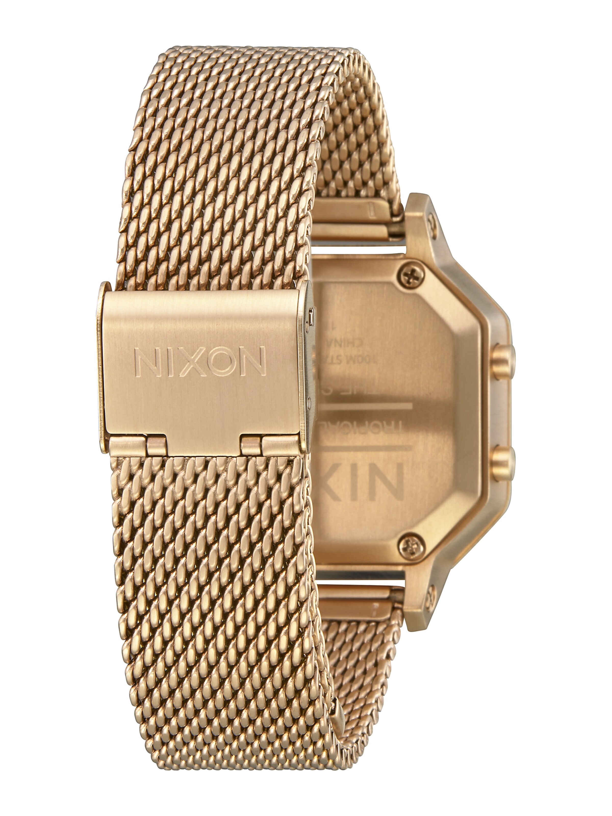 Nixon Digitaal horloge 'Siren Milanese' in Goud