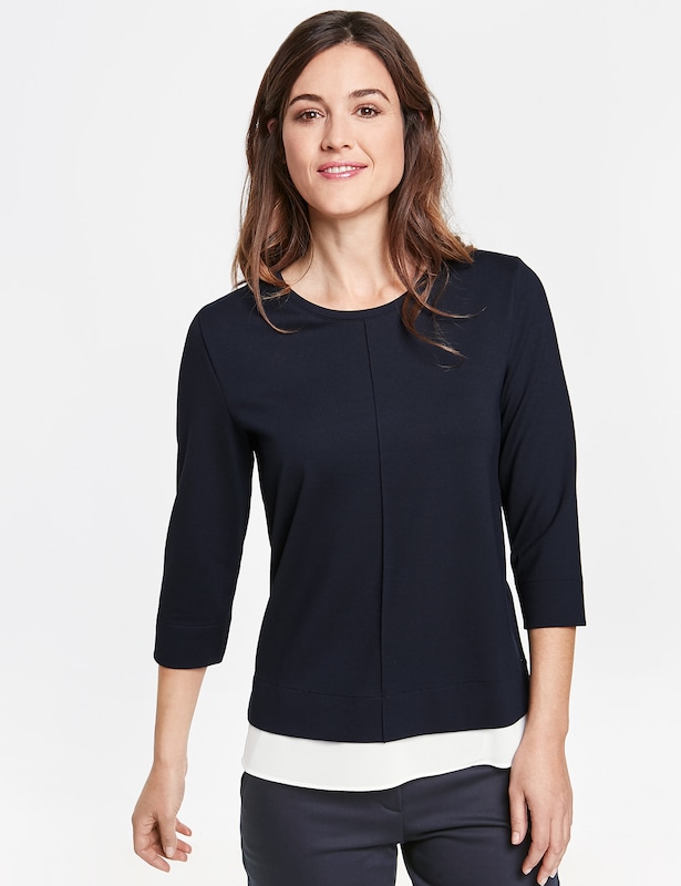 GERRY WEBER WEBER WEBER Shirt in navy weiß Mode neue Kleidung cff47f GERRY WEBER WEBER WEBER Shirt in navy weiß Mode neue Kleidung cff47f
