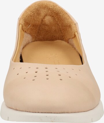 Darkwood Ballet Flats in Beige