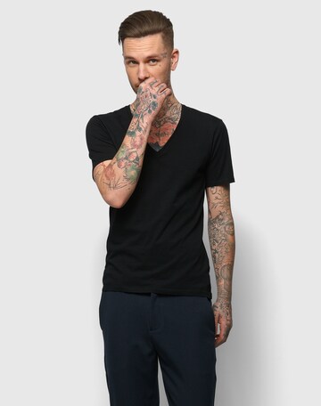DRYKORN Regular fit T-shirt 'Quentin' i svart