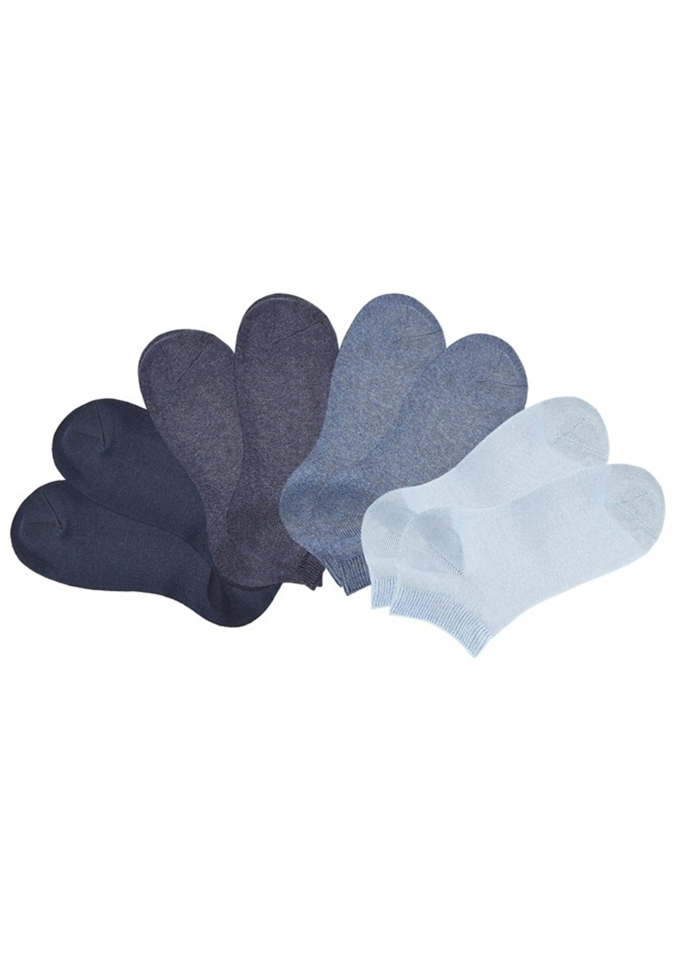 GO IN Ankle Socks in Blue: front