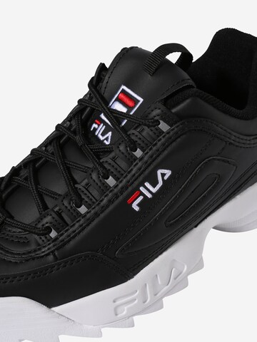 FILA Σνίκερ χαμηλό 'Disruptor' σε μαύρο