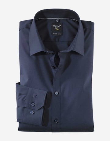 OLYMP Přiléhavý střih Společenská košile 'No. 6' – modrá