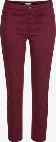 Jeggings LASCANA en rouge : devant