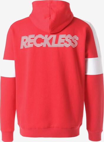 Young & Reckless Sweatshirt 'Vintage' in Rot