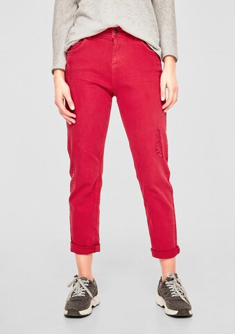 s.Oliver Slimfit Jeans in Rot: predná strana