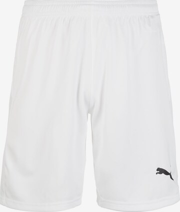 PUMA Regular Workout Pants in White: front