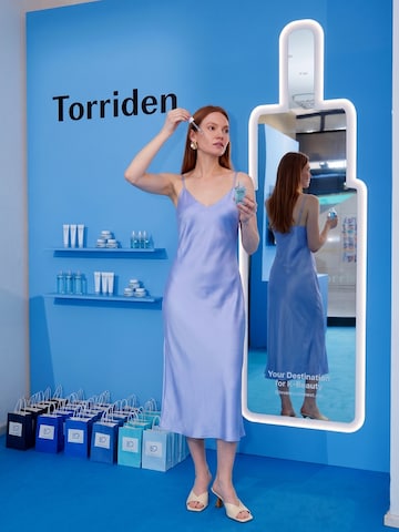 Elegant Blue Dress Look