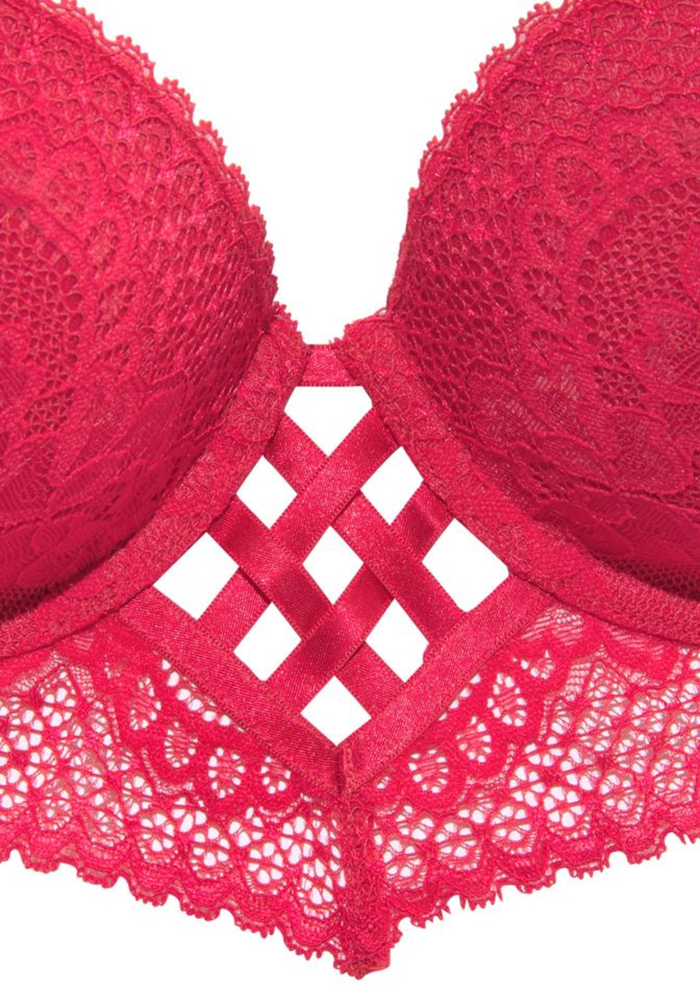 Lascana Push Up Bh In Rot About You