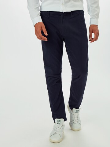 Coupe slim Pantalon chino 'Vetar slim' G-Star RAW en bleu : devant