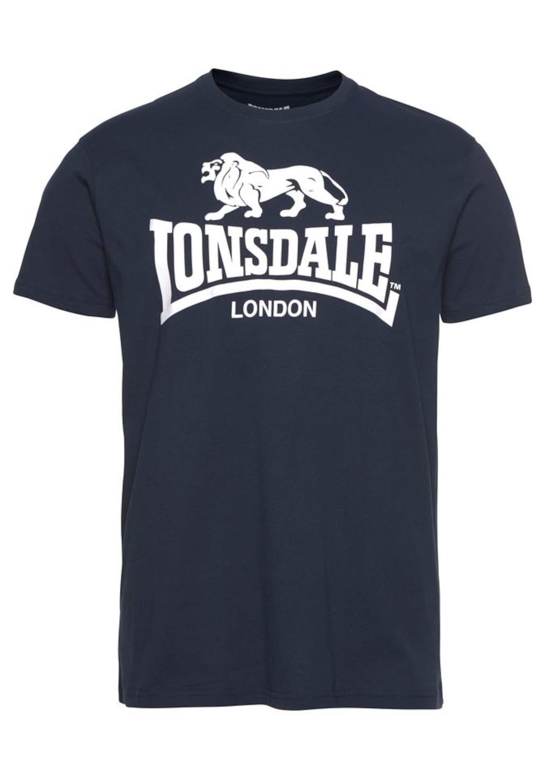 mėlyna LONSDALE Marškinėliai 'Loscoe'