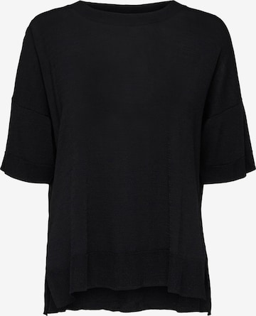 Tricou 'Wille' de la SELECTED FEMME pe negru: față