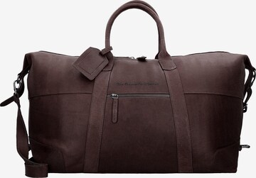 The Chesterfield Brand Weekender in Brown: front