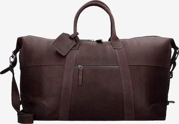 Sac week-end The Chesterfield Brand en marron : devant