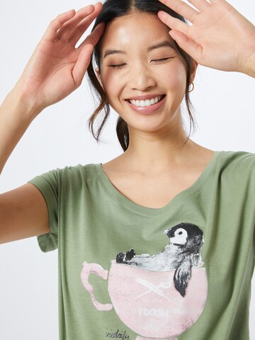 T-shirt 'Pingulax Tee' Iriedaily en vert