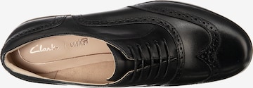 CLARKS Schnürschuh in Schwarz