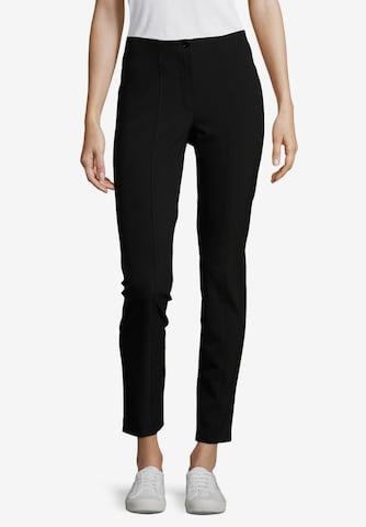 Coupe slim Pantalon Betty Barclay en noir : devant