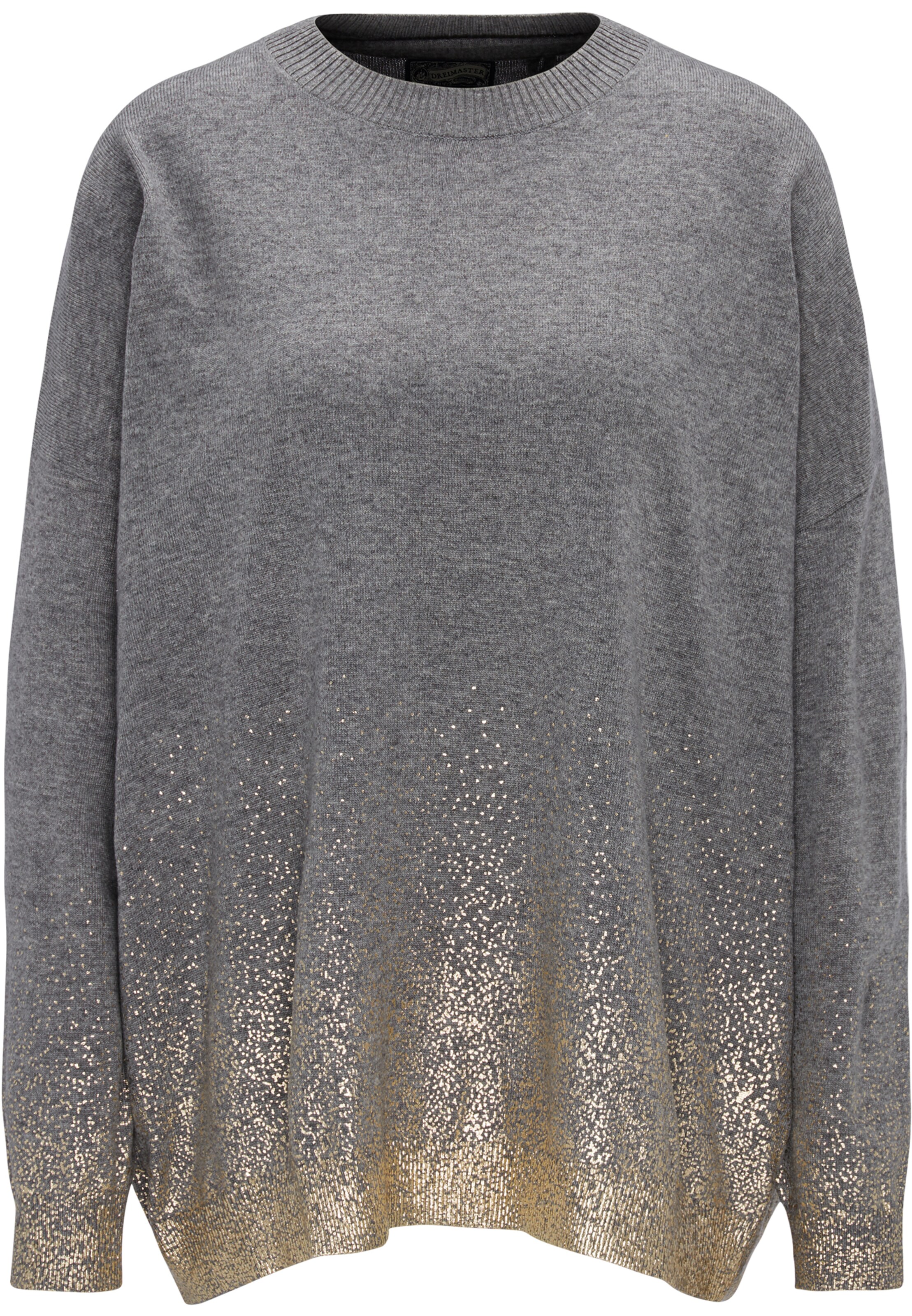 DREIMASTER - Oversized trui in de kleur Goud