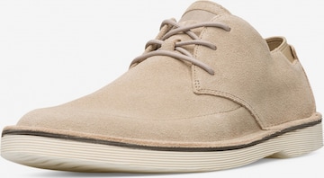 Chaussure à lacets CAMPER en beige : devant