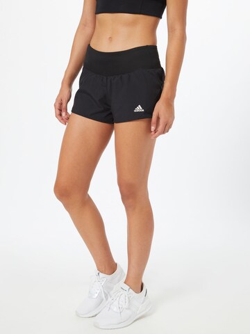 ADIDAS SPORTSWEAR Regular Sportbroek in Zwart: voorkant