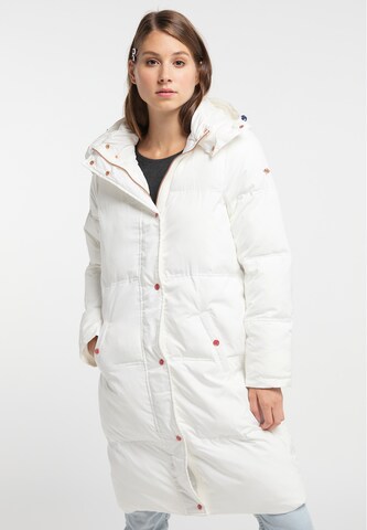 Manteau d’hiver MYMO en blanc : devant