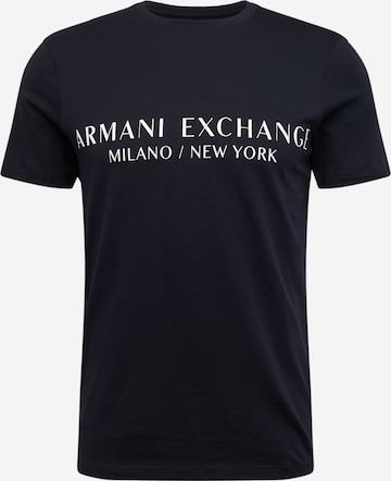 ARMANI EXCHANGE Regular Fit T-Shirt '8NZT72' in Blau: predná strana