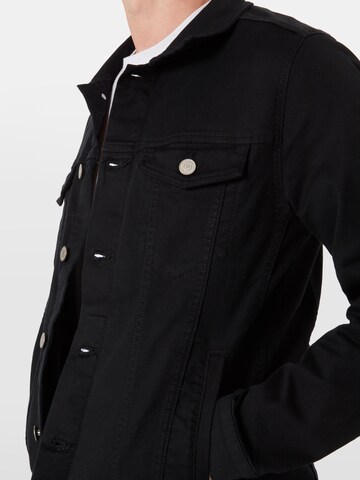 JACK & JONES Jeansjacke 'Alvin' in Schwarz