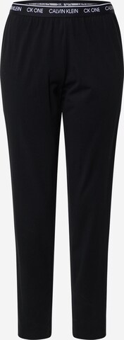 Pantalon de pyjama Calvin Klein Underwear en noir : devant