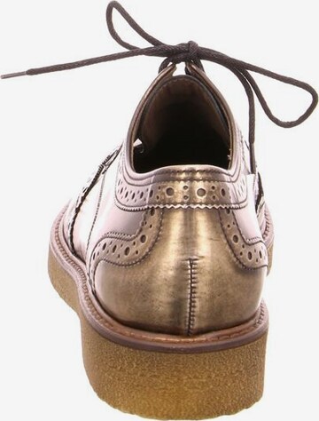 GABOR Lace-Up Shoes in Gold