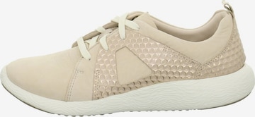 CLARKS Athletic Lace-Up Shoes in Beige