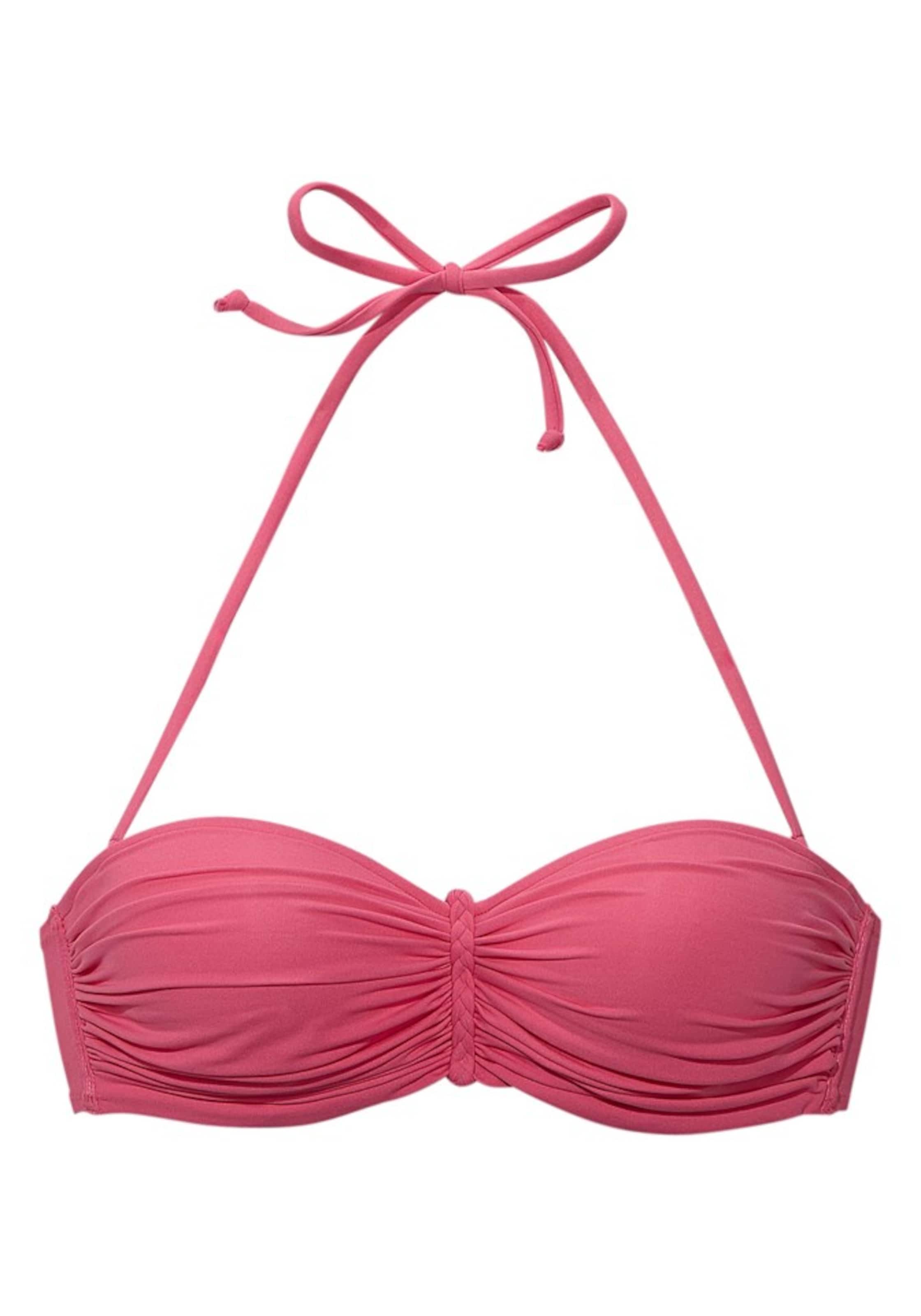 BUFFALO Верх бикини в Ярко-розовый: спереди