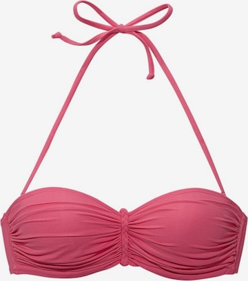 BUFFALO Góra bikini w kolorze różowy: przód