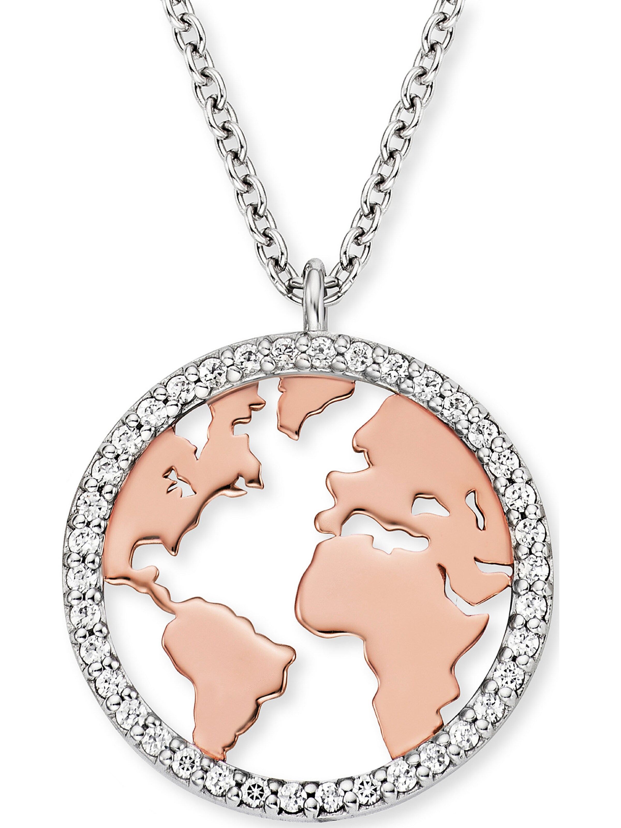 Engelsrufer Necklace 'Welt' in Silver: front