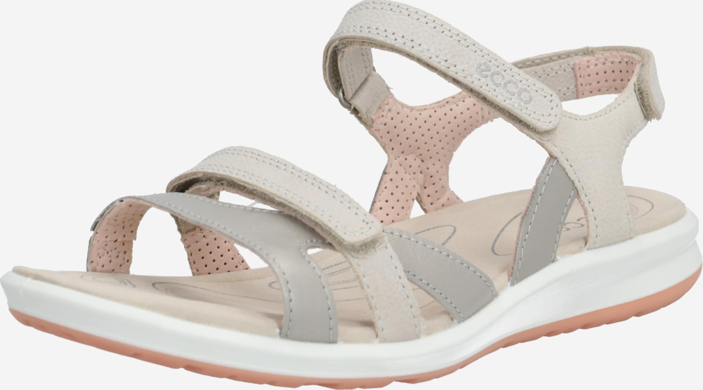Geurloos lineair voorkant ECCO Hiking Sandals 'Cruise II' in Champagne | ABOUT YOU